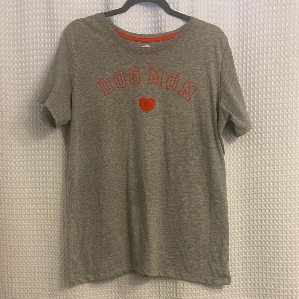 Gray 'Dog Mom' T-Shirt